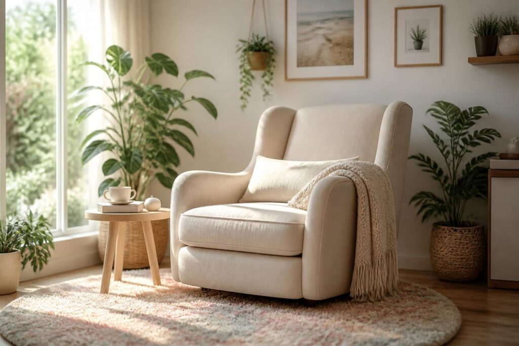 découvrez des idées inspirantes pour aménager un coin douillet avec un fauteuil d'allaitement, alliant confort et style pour favoriser des moments précieux avec bébé.