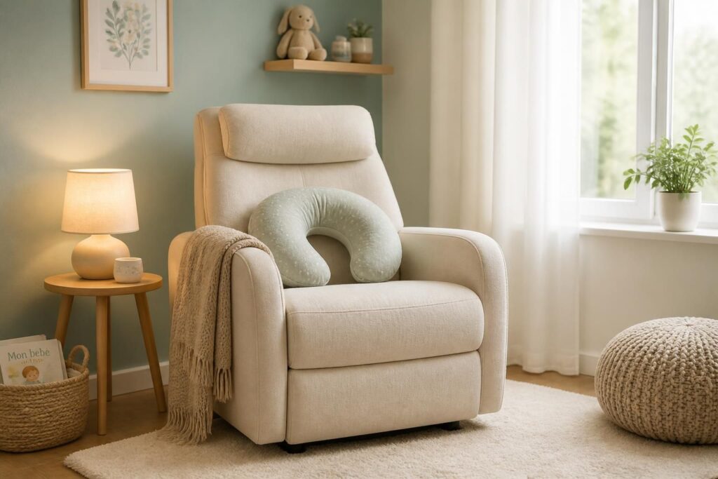 découvrez les critères essentiels pour choisir un fauteuil d'allaitement confortable et créer un coin d'allaitement agréable et apaisant pour maman et bébé.